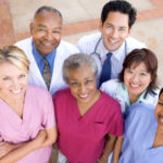 Group of healthcare workers